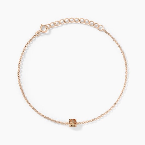 Bracelet Lylwen Argent Rose Oxyde De Zirconium - Bracelets chaînes Femme | Marc Orian