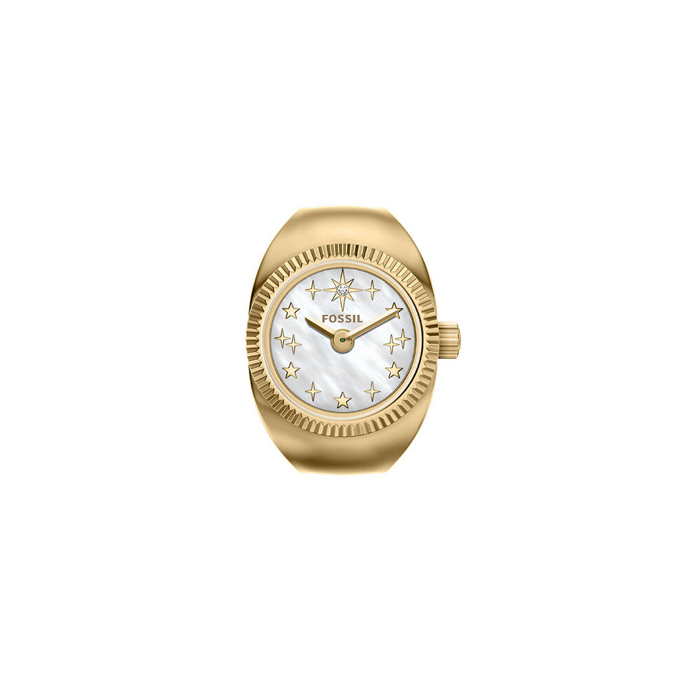 Montre Fossil Watch Ring Nacre Blanche - Montres &eacute;tanches Femme | Marc Orian