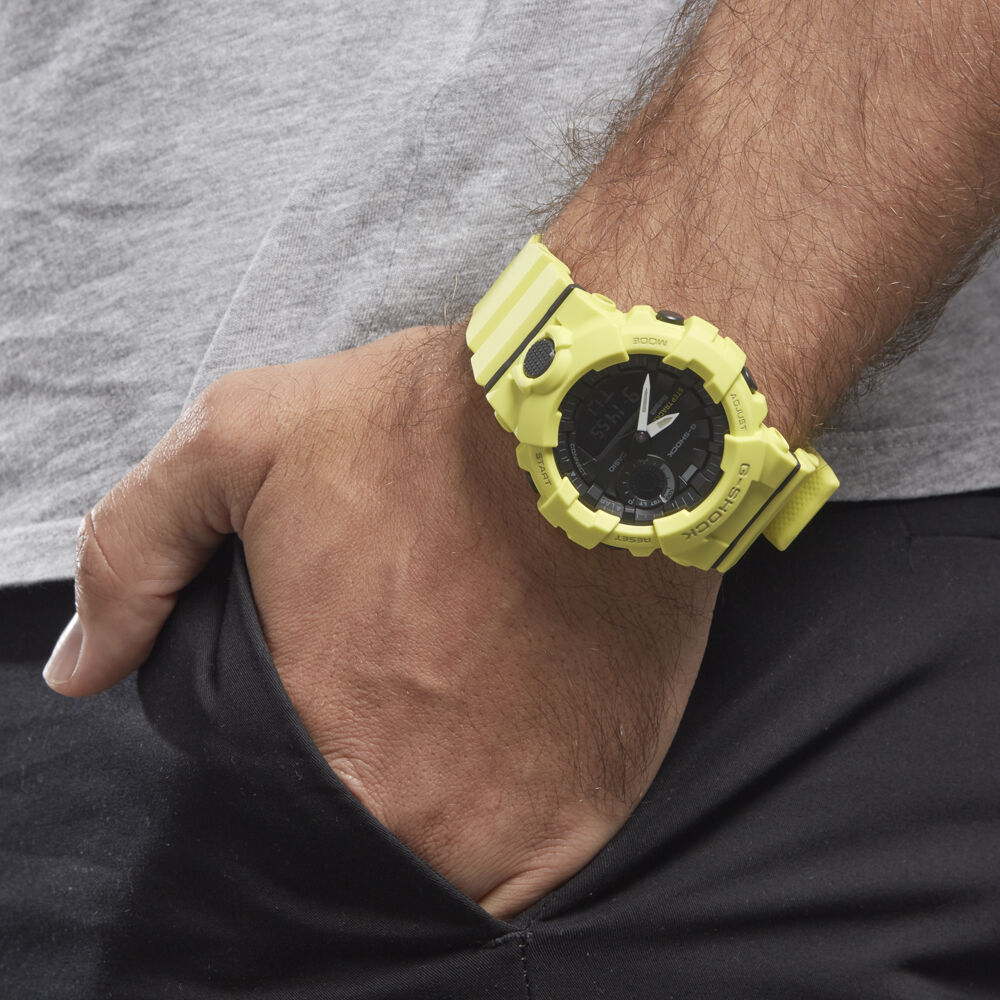 g shock jaune fluo