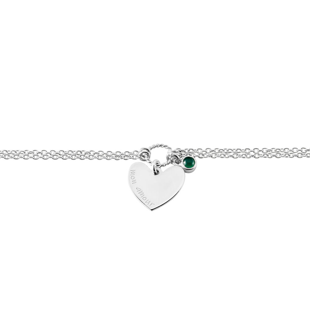 Bracelet Argent Pero Onyx - Bracelets chaînes Femme | Marc Orian