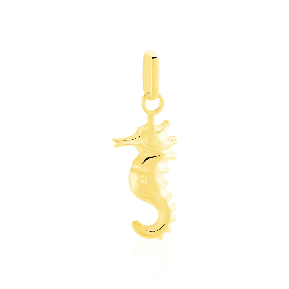 Pendentif Illide Hippocampe Or Jaune - Pendentifs Famille | Marc Orian