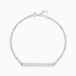 Bracelet Melineeargent Blanc Oxyde De Zirconium - Bracelets fantaisie Femme | Marc Orian