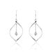 Boucles D'oreilles Pendantes Melaine Argent Blanc - Pendantes Femme | Marc Orian