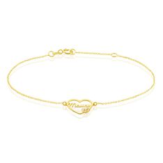 Bracelet Verohanta Or Jaune Oxyde De Zirconium - Bracelets chaînes Femme | Marc Orian