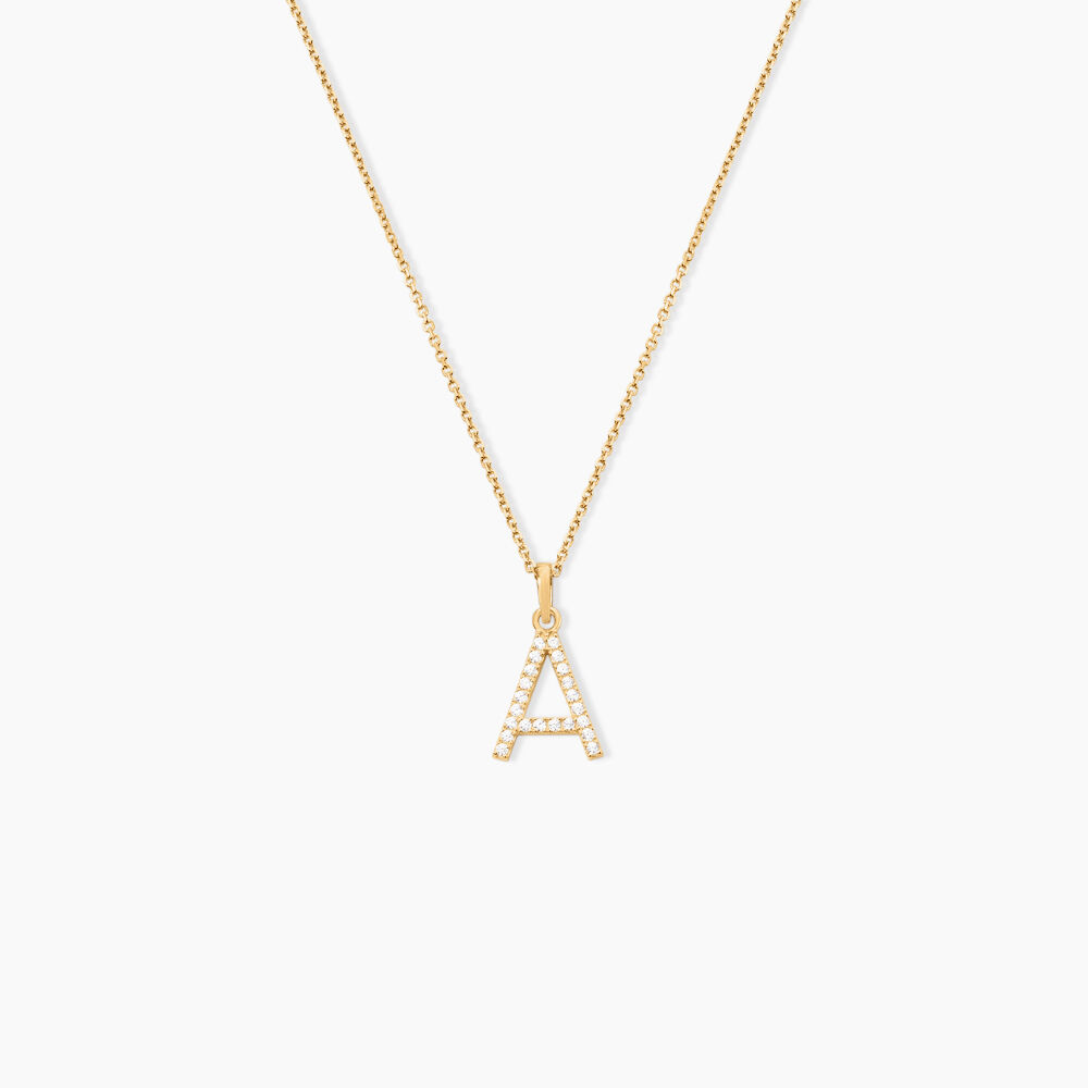 Pendentif Klementine Or Jaune Oxyde De Zirconium - Pendentifs Famille | Marc Orian