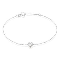 Bracelet Dari Or Blanc Oxyde De Zirconium - Bracelets chaînes Femme | Marc Orian