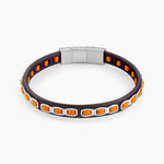 Bracelet Cuir De Vache Marron - Bracelets cuir Homme | Marc Orian