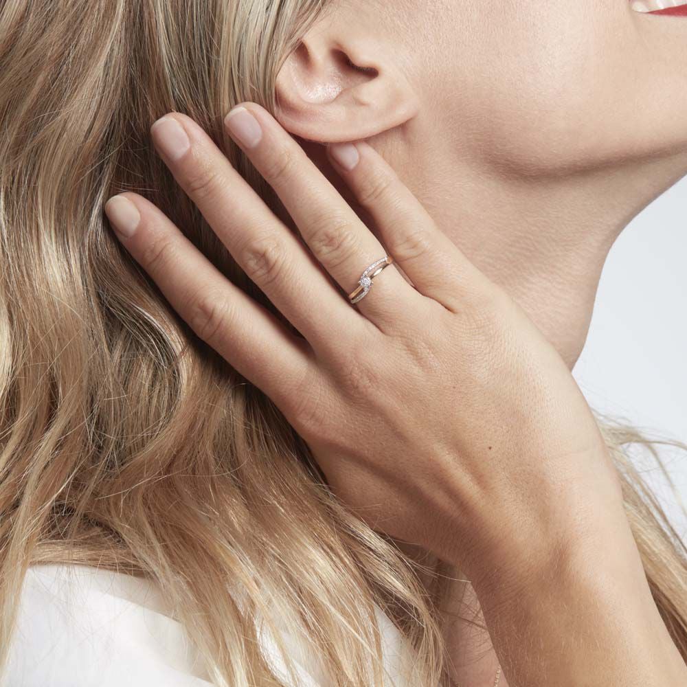 Bague Sillona Or Jaune Diamant - Bagues pierres précieuses Femme | Marc Orian