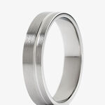 Alliance Berker Palladium Blanc - Alliances duo Unisex | Marc Orian