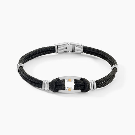 Bracelet Irenee Acier Blanc - Bracelets cordons Homme | Marc Orian