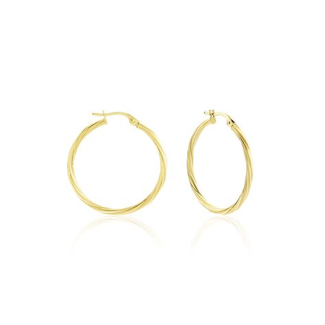 Créoles Youri Or Jaune - Boucles d'oreilles Créoles Femme | Marc Orian