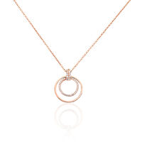 Collier Silvana Argent Rose Oxyde De Zirconium