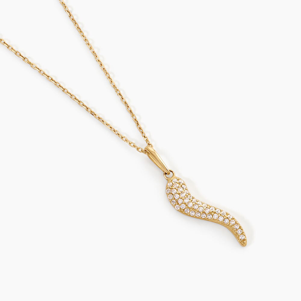 Pendentif Edmondine Or Jaune Oxyde De Zirconium - Pendentifs Femme | Marc Orian