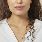 Collier Ligera Or Blanc Saphir Et Diamant - Colliers avec pierres Femme | Marc Orian