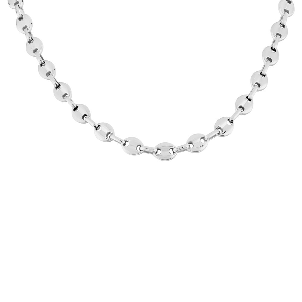 Collier Cadia Acier Blanc - Colliers Homme | Marc Orian