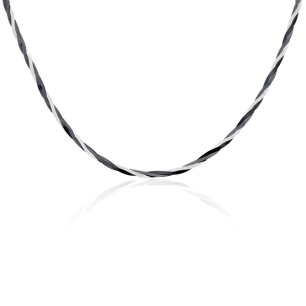 Collier Ehud Argent Bicolore - Chaines Femme | Marc Orian