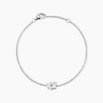 Bracelet Eseld Argent Blanc Oxyde De Zirconium - Bracelets fantaisie Femme | Marc Orian