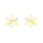 Boucles D'oreilles Puces Philine Fleur Or Jaune - Puces Femme | Marc Orian