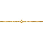 Cha&icirc;ne Igoa Maille For&ccedil;at Diamantee Or Jaune - Chaines Femme | Marc Orian