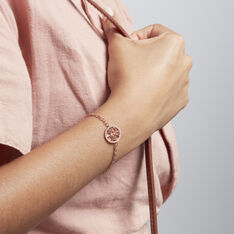 Bracelet Argent Rose Urcisse Oxydes De Zirconium - Bracelets chaînes Femme | Marc Orian