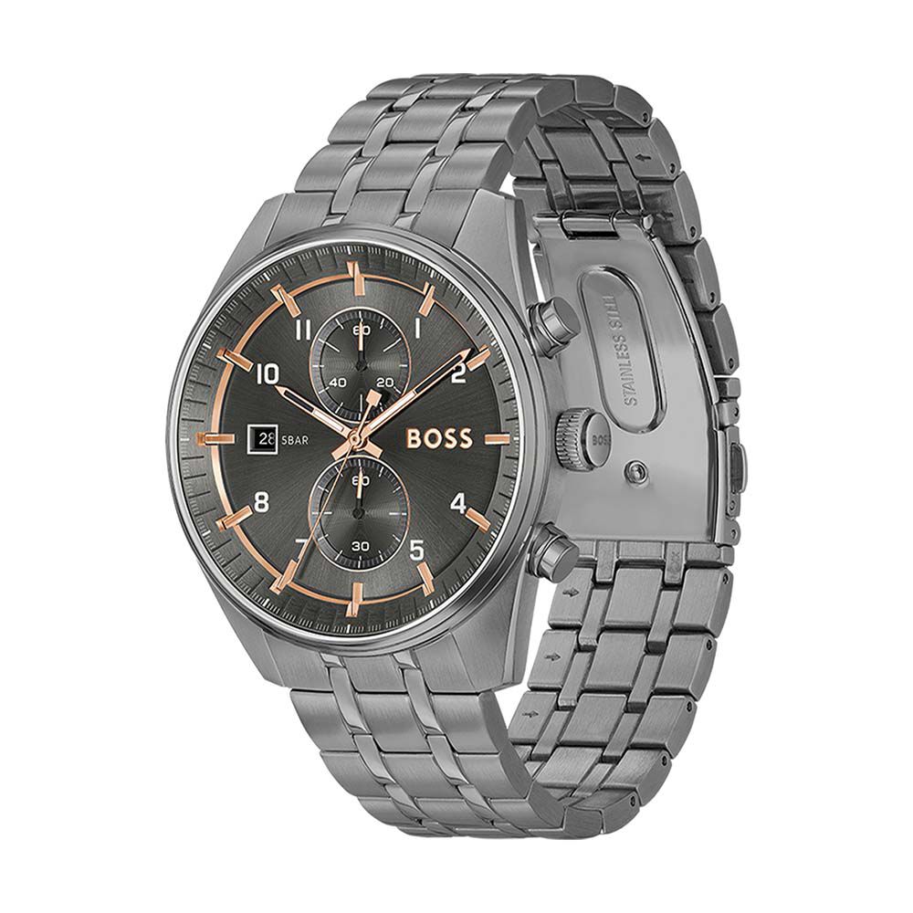 Montre Boss Skytraveller Gris - Fête des pères Homme | Marc Orian