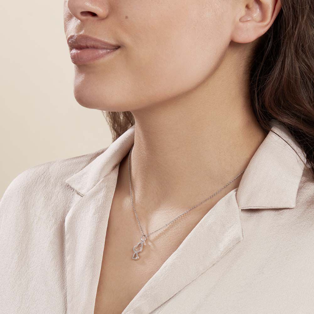 Collier Estina Argent Blanc - Colliers Femme | Marc Orian