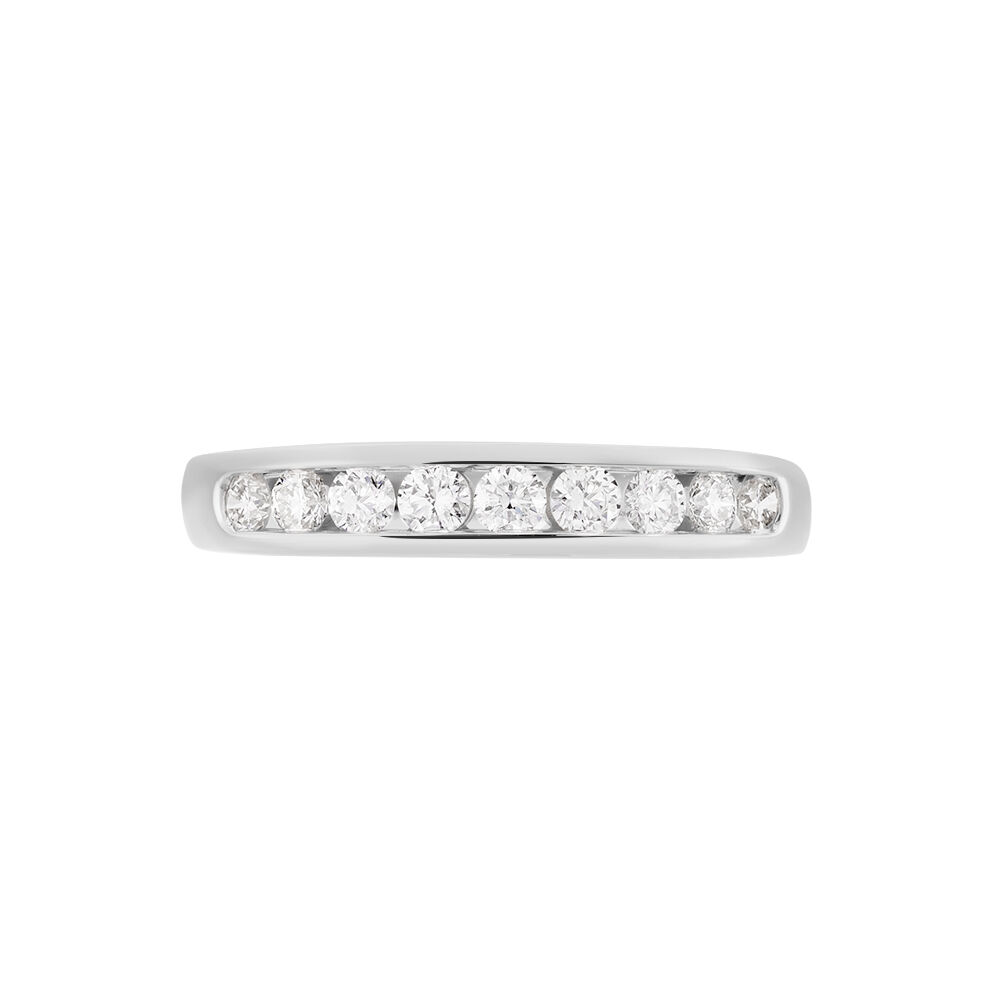 Alliance Giulia Or Blanc Diamant - Alliances duo Femme | Marc Orian