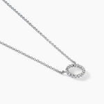 Collier Peytone Argent Blanc - Colliers fantaisie Femme | Marc Orian