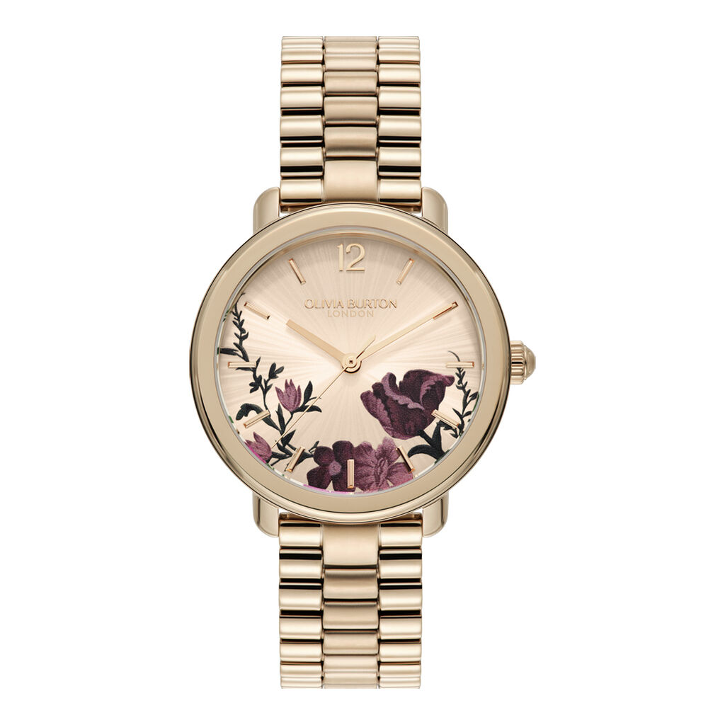 Montre Olivia Burton Vintage Floral Rose - Montres &eacute;tanches Femme | Marc Orian