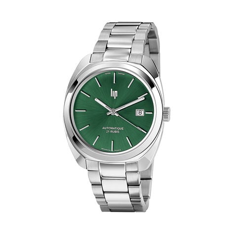 Montre Lip General De Gaulle Auto 39 Vert - Montres automatiques Homme | Marc Orian