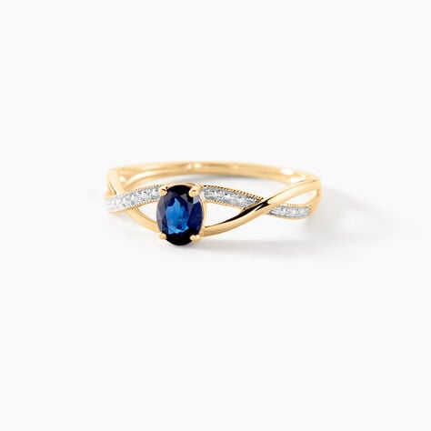 Bague Or Jaune Katalinta Saphir - Solitaires Femme | Marc Orian