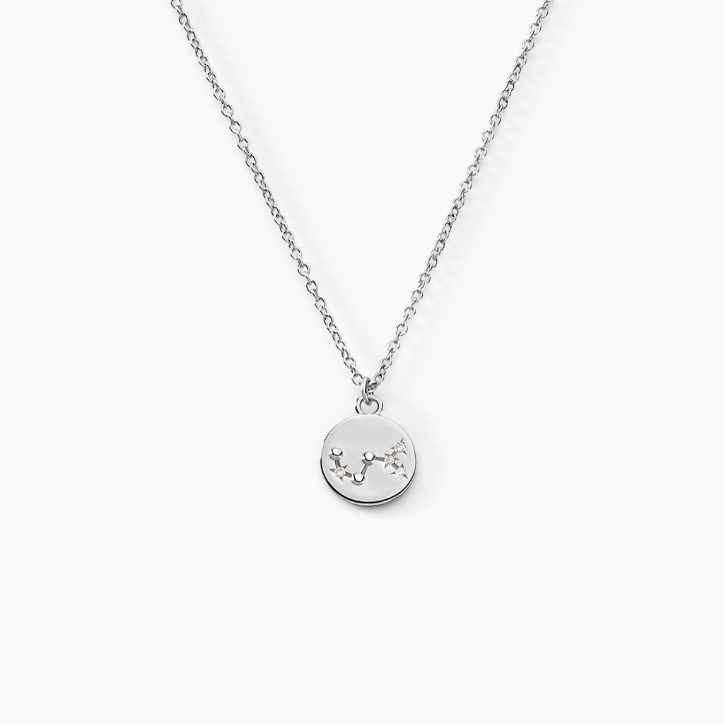 Collier Despina Argent Blanc Oxyde De Zirconium - Colliers avec pierres Femme | Marc Orian