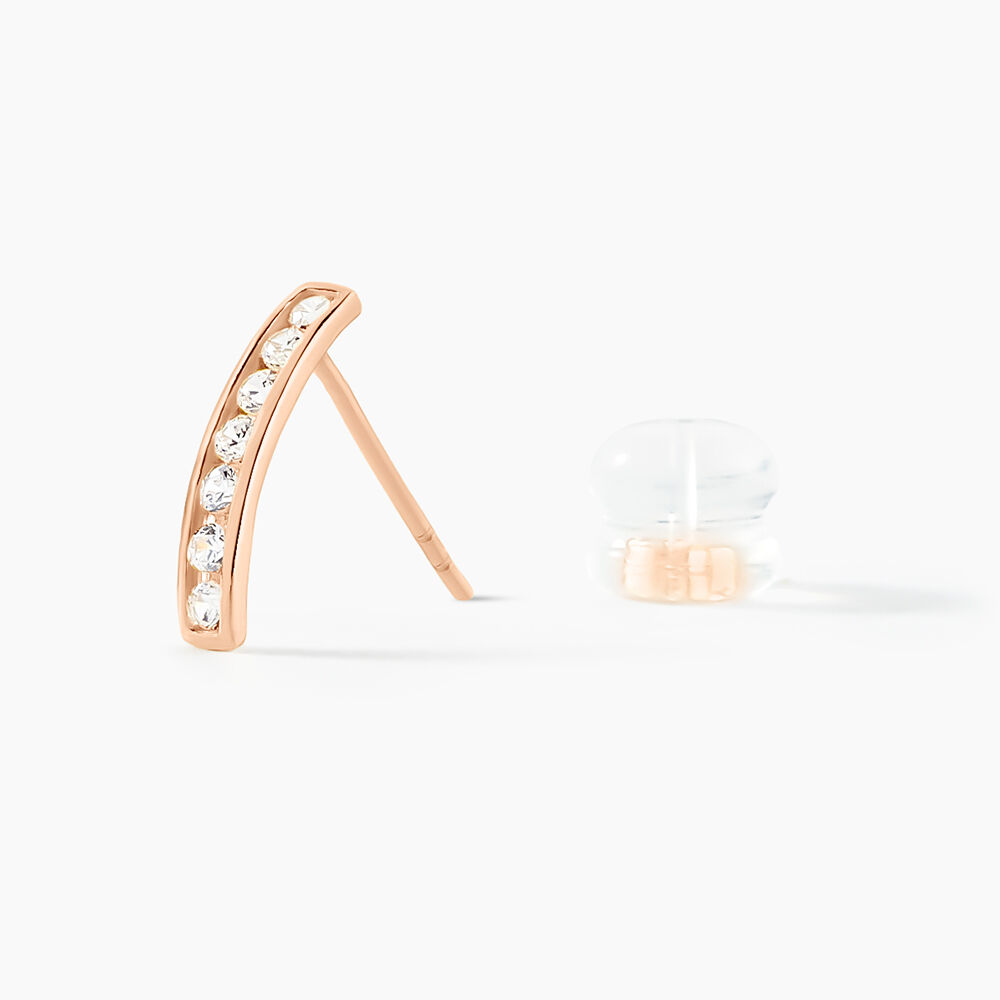 Creoles Or Rose Jacoba Oxydes - Créoles Femme | Marc Orian