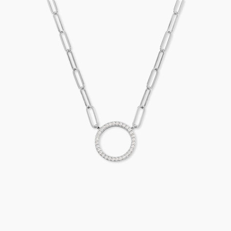Collier Argent Sadoc Oxydes De Zirconium - Colliers avec pierres Femme | Marc Orian