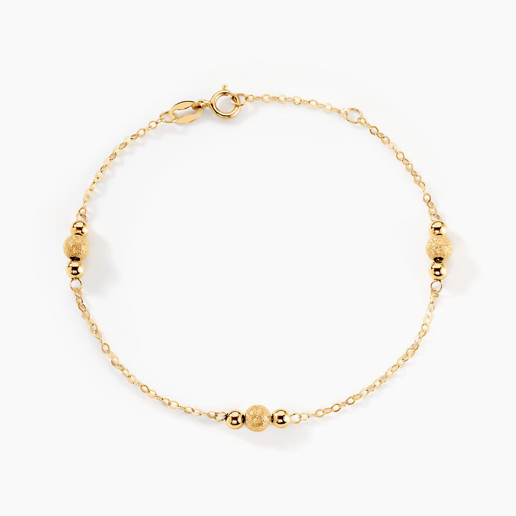 Bracelet Brooks Or Jaune - Bracelets chaînes Femme | Marc Orian