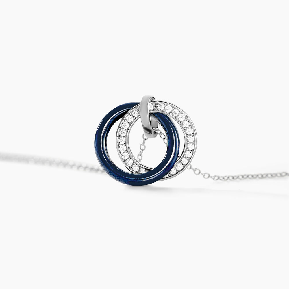 Collier Grizzel Argent Céramique Oxyde - Colliers avec pierres Femme | Marc Orian