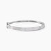 Bracelet Jonc Carinne Argent Blanc Oxyde De Zirconium - Bracelets joncs Femme | Marc Orian