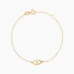 Bracelet Basant Or Jaune Oxyde De Zirconium - Bracelets cha&icirc;nes Femme | Marc Orian
