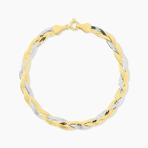 Bracelet Elae Argent Bicolore - Bracelets fantaisie Femme | Marc Orian