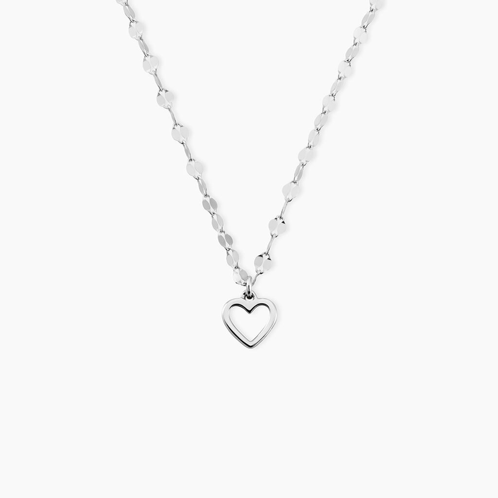 Collier Argent Blanc Hariane - Colliers fantaisie Femme | Marc Orian