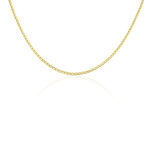 Collier Capucin Or Jaune Maille Marine Plate - Chaines Homme | Marc Orian