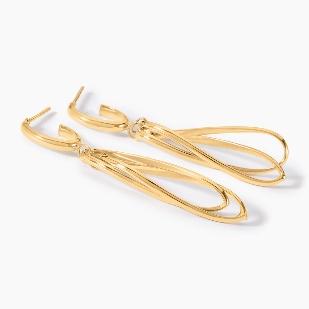 Boucles D'Oreilles Pendantes Boudicca Or Jaune - Pendantes Femme | Marc Orian