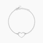Bracelet Cosima Argent Blanc - Bracelets fantaisie Femme | Marc Orian