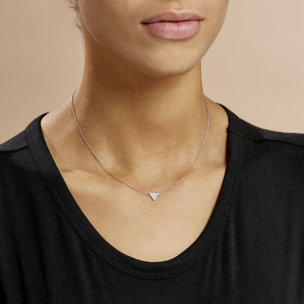 Collier Trilia Argent Blanc - Colliers Femme | Marc Orian