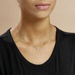 Collier Trilia Argent Blanc - Colliers fantaisie Femme | Marc Orian
