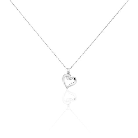 Collier Kaina Or Blanc Diamant - Colliers avec pierres Femme | Marc Orian