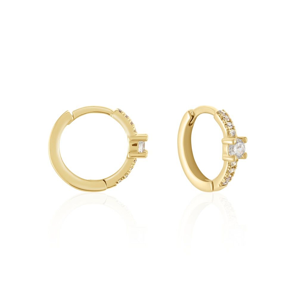 Créoles Plaqué Or Liesa Oxyde - Créoles Femme | Marc Orian