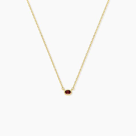 Collier Poem Argent Jaune Tourmaline - Colliers avec pierres Femme | Marc Orian