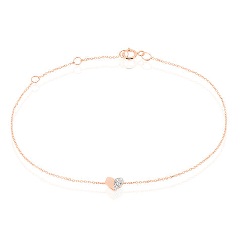 Bracelet Emilia Or Rose Diamant - Bracelets chaînes Femme | Marc Orian