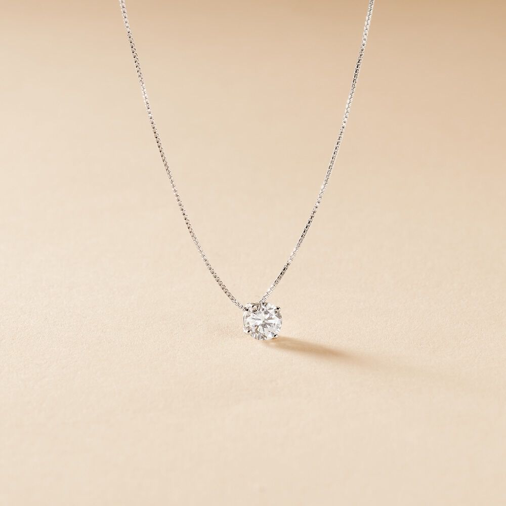 Collier Giulya Argent Blanc Oxyde De Zirconium - Colliers avec pierres Femme | Marc Orian